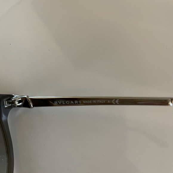 BULGARI Gray Matte Sunglasses - Picture 3 of 4